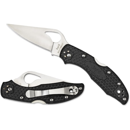 Spyderco 2024 Spyderco Meadowlark 2 Lightweight Black Plain SPY-BY04PBK2